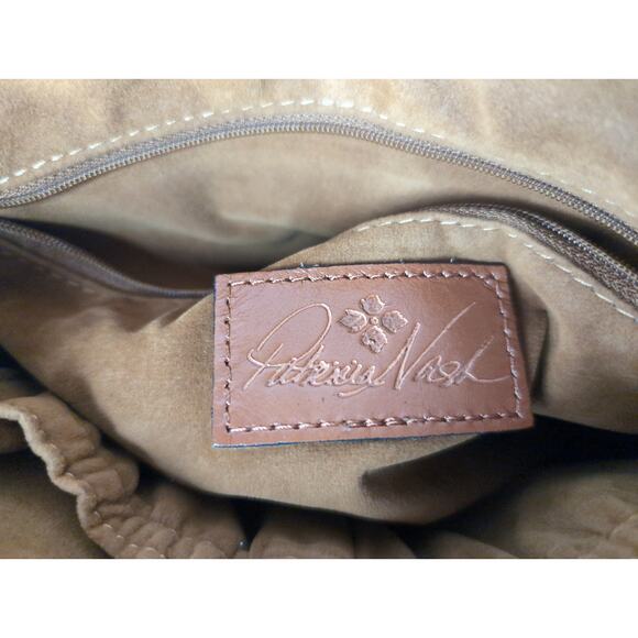 Patricia Nash Heritage Collection Brown leather crossbody/shoulder handbag purse - Picture 7 of 11